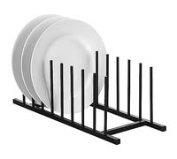 Vilde Présentoir à assiettes en métal noir