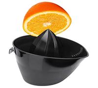 Vilde Presse-agrumes manuel pour gros fruits, pamplemousses, oranges, noir avec poignée de bec verseur