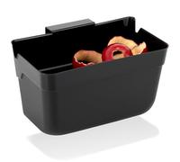 Vilde Récipient coulissant de porte noir 2,5 l 22,5 x 15 x 13,5 cm