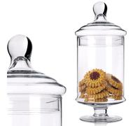 Vilde Récipient en verre pour biscuits et biscuits - Avec couvercle - 1,5 l