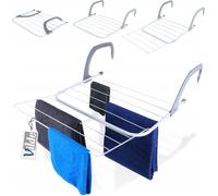 Vilde Séchoir à linge 10 barres pour radiateur – Compact, durable, 6 kg, rangement facile