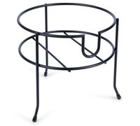 Support pour distributeur en verre avec robinet pour boissons en métal noir