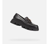 Geox Femme D Vilde H Moccasin, Noir, 36.5 EU