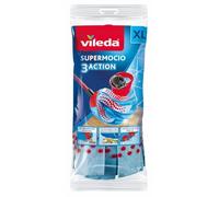 VILE. - Recharge Balai Mocio 3 Actions, Nettoyage Efficace et Absorption Optimale, Lot Pratique - Lot de 3 - vendu par Lot