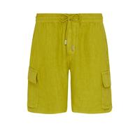 Vilebrequin - Bermuda En Lin Homme Uni - Bermuda - Baie - Vert - Taille M