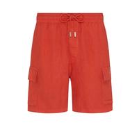 Vilebrequin - Baie Linen Bermuda Shorts - Homme - Shorts - Rouge - Taille: 3XL