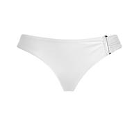 Vilebrequin - Bas de Bikini Taille Moyenne Élastique Brillant Uni - Femme - Maillots de bain - Blanc - Taille: 36 FR