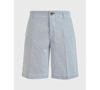 Vilebrequin - Bermuda En Coton Rayé Homme Seersucker - Bermuda - Ponche - Bleu - Taille 30