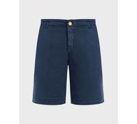Vilebrequin - Bermuda En Coton Satin Homme Uni - Bermuda - Belin - Bleu - Taille M Regular 200 - 249 00P