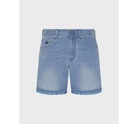 Vilebrequin - Bermuda En Jean Homme Turtles Net - Bermuda - Garonne - Bleu - Taille 34 Regular 300 - 349 26C