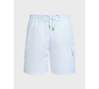 Vilebrequin - Bermuda En Lin Homme Uni - Bermuda - Baie - Blanc - Taille 5XL