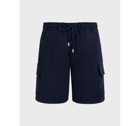 Vilebrequin - Bermuda En Lin Homme Uni - Bermuda - Baie - Bleu - Taille 4XL