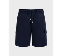 Vilebrequin - Bermuda En Lin Homme Uni - Bermuda - Baie - Bleu - Taille 5XL Regular 200 - 249 00P