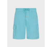 Vilebrequin - Bermuda En Lin Homme Uni - Bermuda - Baie - Violet - Taille L