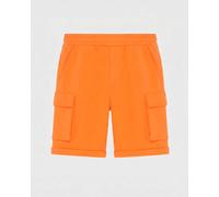 Vilebrequin - Bermuda Garçon En Coton Organique Tortue Brodée - Bermuda - Gate - Orange - Taille 6 Regular 100 - 149 26E