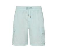 Vilebrequin - Bermuda poches cargots en lin Natural Dye - Homme - Shorts - Bleu - Taille: 2XL