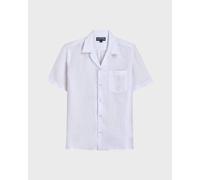 Vilebrequin - Chemise Bowling En Lin Unie - Chemise - Charli - Blanc - Taille S Regular 150 - 199 00P