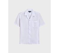 Vilebrequin - Chemise Bowling En Lin Unie - Chemise - Charli - Blanc - Taille XXL Regular 150 - 199 00P
