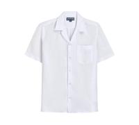 Vilebrequin - Chemise Charli Bowling en lin - Homme - Chemises - Blanc - Taille: S
