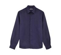 Vilebrequin - Chemise en lin Caroubis - Homme - Chemises - Bleu - Taille: XL