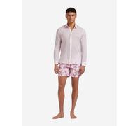Vilebrequin - Chemise légère en voile de coton unie - Homme - Chemises - Rose - Taille: XL