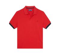 Vilebrequin - Cotton Pique Polo Solid - Homme - Tops - Rouge - Taille: XL