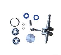 Vilebrequin et composants de piston pour MS180 MS170 018 017 Tronçonneuse avec 38 mm pour axe de piston 2 pour bagues 2 circlips 2 pédalier BeaFor anneaux 2 joints d'huile