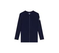 Vilebrequin - T-shirt Manches Longues Anti-uv Zippé Uni - Rashguard - Flynn-z - Bleu - Taille XL Regular 150 - 199 00P