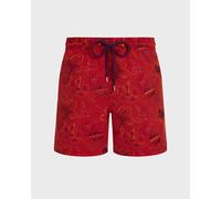 Vilebrequin - Maillot De Bain Brodé Island Flowers - Édition Limitée - Maillot De Bain - Mistral - Rouge - Taille XXXL Regular Above 500 26E