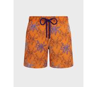 Vilebrequin - Maillot De Bain Brodé Octopus In Stripes - Édition Limitée - Maillot De Bain - Mistral - Orange - Taille XXXL Regular Above 500 27C