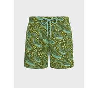 Vilebrequin - Maillot De Bain Brodé Whales Offset - Édition Limitée - Maillot De Bain - Mistral - Vert - Taille S Regular Above 500 26E