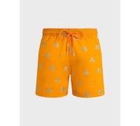 Vilebrequin - Maillot De Bain Homme Brodé Micro Ronde Des Tortues Diagonale - Edition Limitée - Maillot De Bain - Mistral - Orange - Taille M Regular Above 500 25E