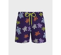 Vilebrequin - Maillot De Bain Micro-perforé Ultra-léger Et Repliable Homme Tortues Multicolores - Maillot De Bain - Mahina - Violet - Taille XXL Regular 250 - 299 26E