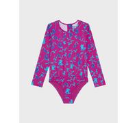 Vilebrequin - Maillot De Bain Une Pièce Zippé Anti-uv Fille Roses - Rashguard - Galaxy - Rouge - Taille 10 Regular 150 - 199 26E