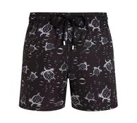 Vilebrequin - Micro-Perforated Ultra-light and Packable Swim Shorts Bubble Turtles 3D - Homme - Maillots de bain - Noir - Taille: M