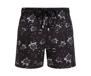Vilebrequin - Micro-Perforated Ultra-light and Packable Swim Shorts Bubble Turtles 3D - Homme - Maillots de bain - Noir - Taille: M