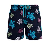 Vilebrequin - Monrise Stretch Short Swim Trunks - Homme - Maillots de bain - Bleu - Taille: 2XL
