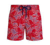 Vilebrequin - Moorea Hypnoctopus Swim Shorts - Homme - Maillots de bain - Rouge - Taille: L
