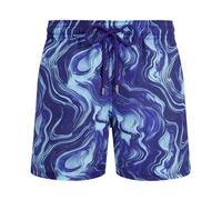 Vilebrequin - Moorea Marble Swim Shorts - Homme - Maillots de bain - Bleu - Taille: 2XL