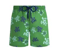 Vilebrequin - Moorea Soccer Turtles Swim Shorts - Homme - Maillots de bain - Vert - Taille: 2XL