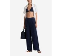 Vilebrequin - Pantalon Large En Lin Femme Uni - Pantalon - Louizon - Bleu - Taille S