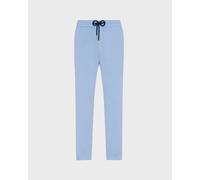Vilebrequin - Pantalon Homme En Satin De Coton Avec Taille Élastique Uni - Pantalon - Paulo - Bleu - Taille XXL Regular 250 - 299 26E