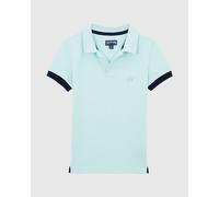 Vilebrequin - Polo En Coton Organique Garçon Uni - Polo - Pantin - Bleu - Taille 4 Regular 100 - 149 25E