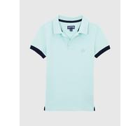 Vilebrequin - Polo En Coton Organique Garçon Uni - Polo - Pantin - Bleu - Taille 8 Regular 100 - 149 25E