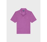 Vilebrequin - Polo En Jersey De Lin Homme Uni - Polo - Pyramid - Violet - Taille L Regular 150 - 199 26E