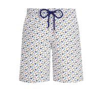 Vilebrequin - Maillot De Bain Homme Micro Ronde Des Tortues - Maillot De Bain - Moorea - Blanc - Taille XXXL