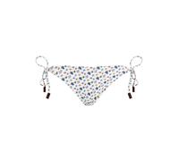 Vilebrequin - Bas De Maillot De Bain À Nouer Femme Micro Ronde Des Tortues - Maillot De Bain - Flore - Blanc - Taille M Regular 100 - 149 26E