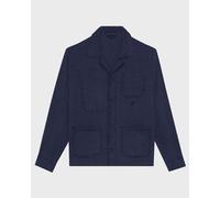 Vilebrequin - Surchemise En Lin Homme Unie - Veste - Corentin - Bleu - Taille XL Regular 250 - 299 26C