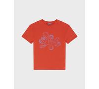 Vilebrequin - T-shirt En Coton Organique Octopus - T-shirt - Gabin - Rouge - Taille 8 Regular Under 100 26E