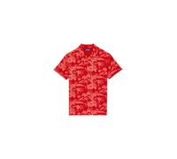 Vilebrequin - Polo En Coton Homme Imprimé Lightening Flower - Polo - Moussure - Rouge - Taille M Regular 150 - 199 25E